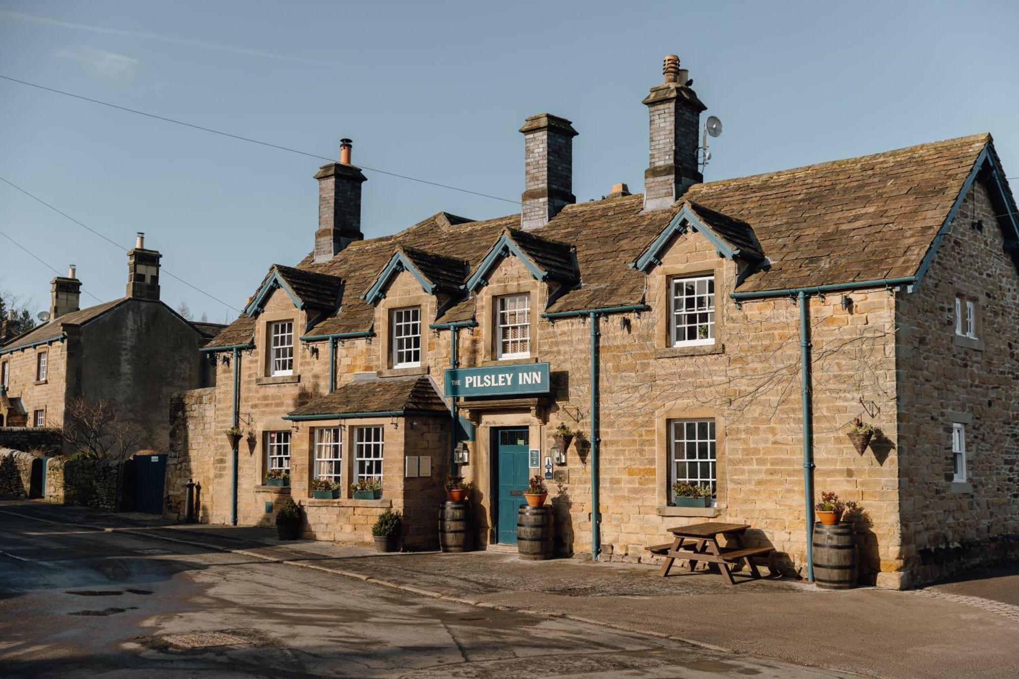 The Pilsley Inn - Chatsworth バスロウ エクステリア 写真